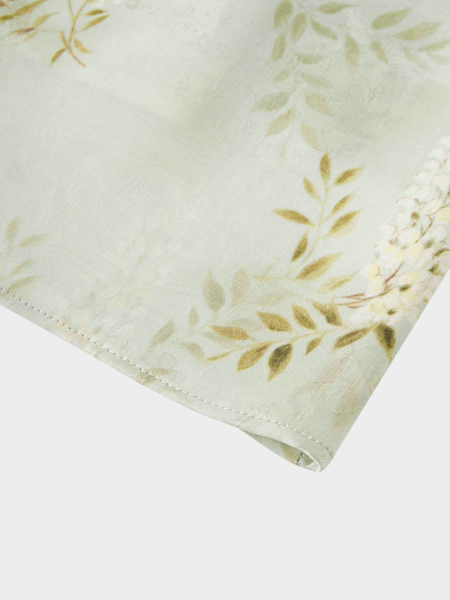 Gathered Overlay Skirt-Mint Floral