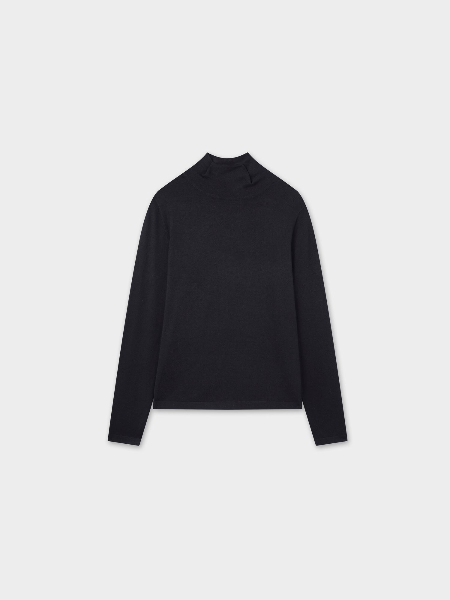 Knit Turtleneck-Black