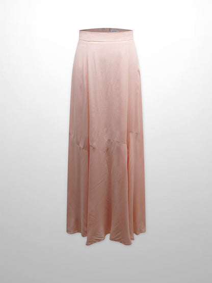 TRUMPET FLARE SKIRT-SUMMER BLUSH