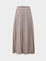 MERINOPLEATED SKIRT FAWN