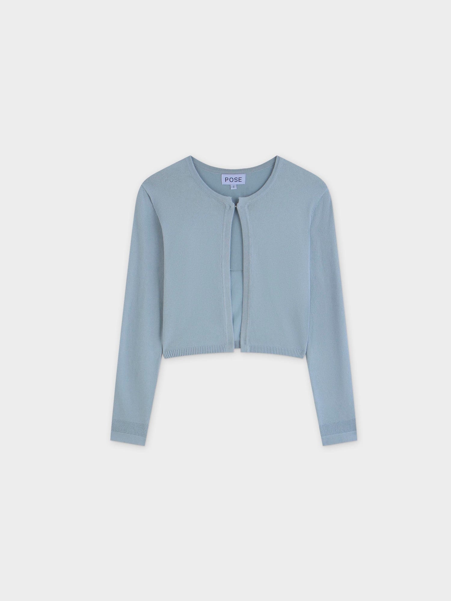 FLAT SHRUG-LIGHT BLUE – Fame on Central