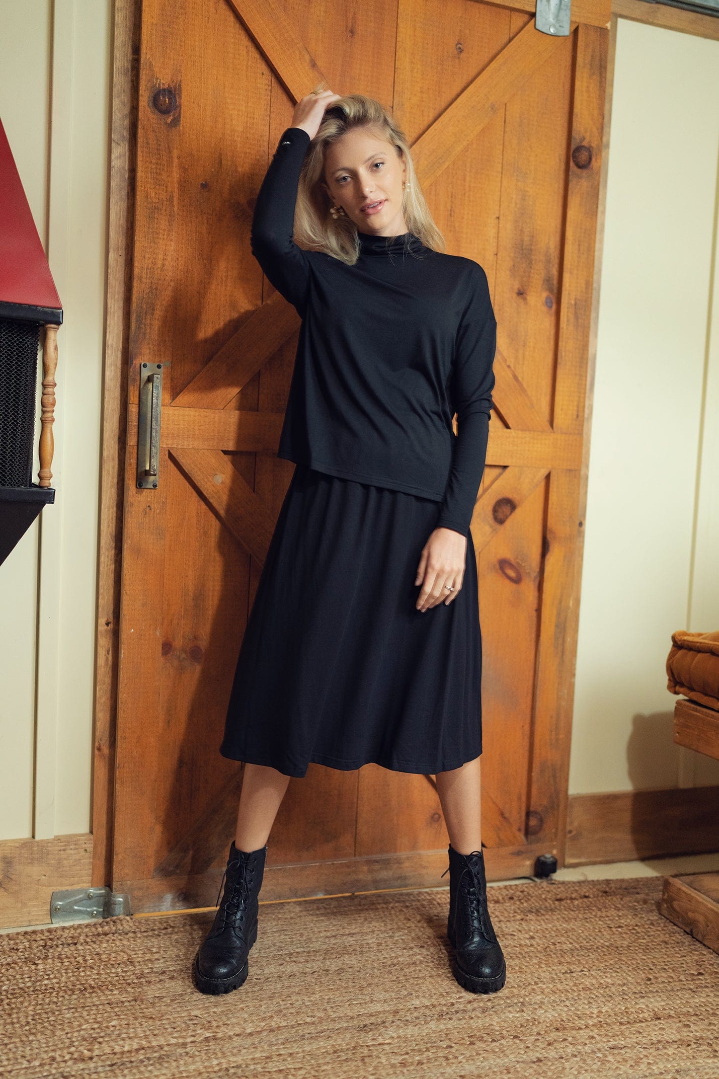 Circle Skirt 26&quot;-Black