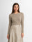BASICCREW KNIT CARDIGAN 20 WARM TAUPE