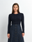 BASICCREW KNIT CARDIGAN NAVY 345
