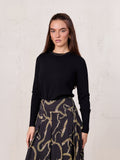 Basic Crew Sweater (LS) - Black