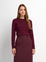 BASICCREW SWEATER BURGUNDY
