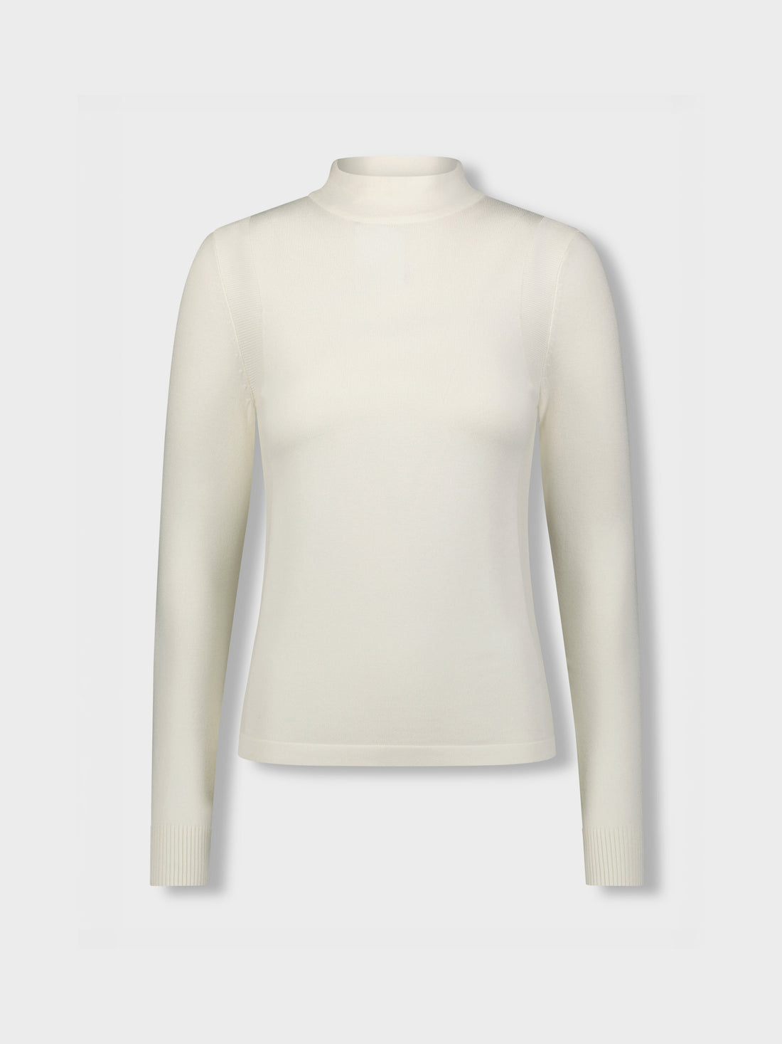 Basic Mock Neck Turtleneck - Cream