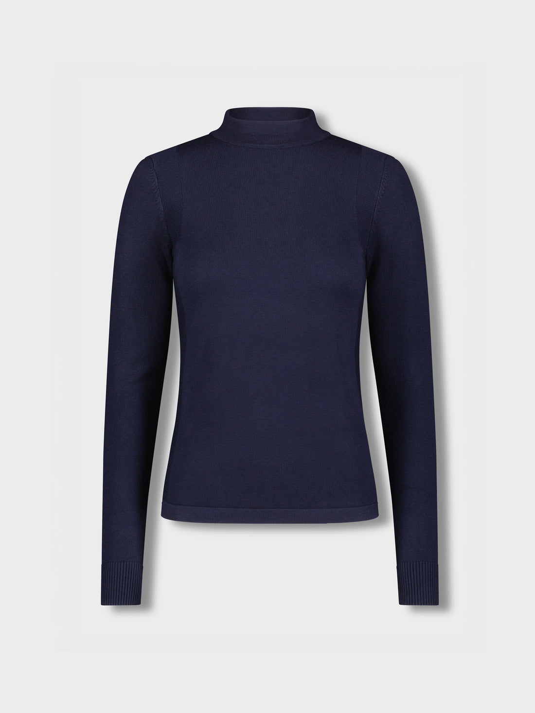 Basic Mock Neck Turtleneck - Navy