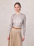Basic Printed T-shirt-Geometric Design