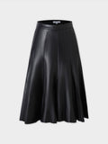 Flare Leather Skirt 27