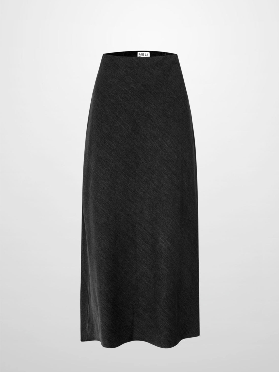 Classic Denim Skirt 37&quot;-Black