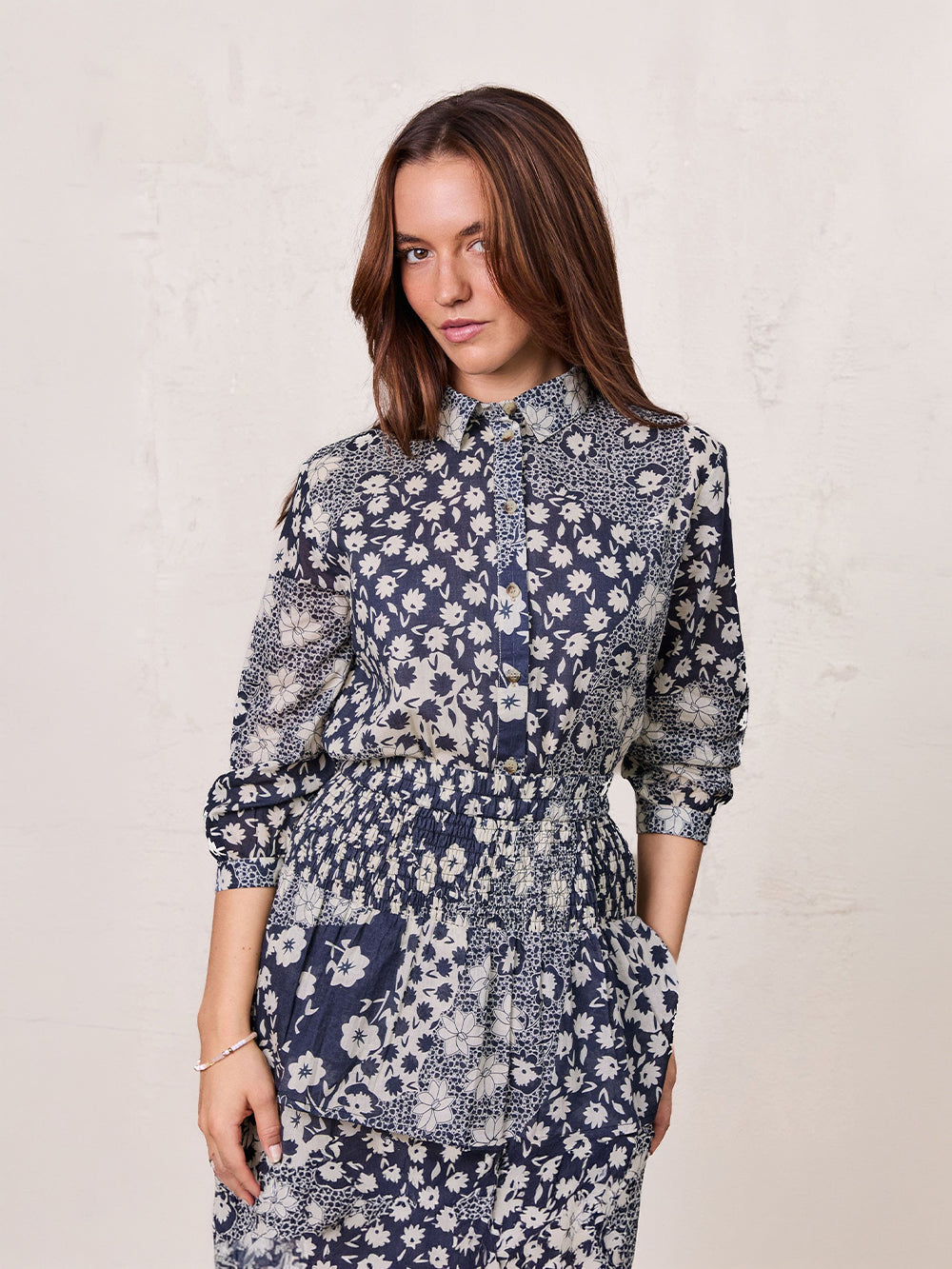 Blouse-Kaleidoscope Floral