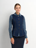 Denim Vest - Dark Blue