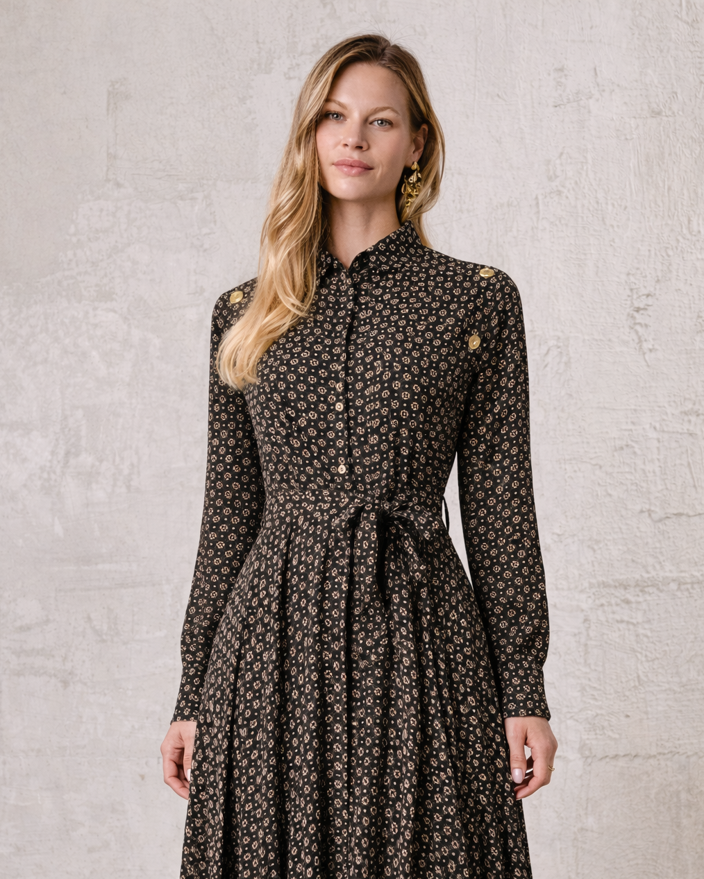 Linda Dress-Geometric