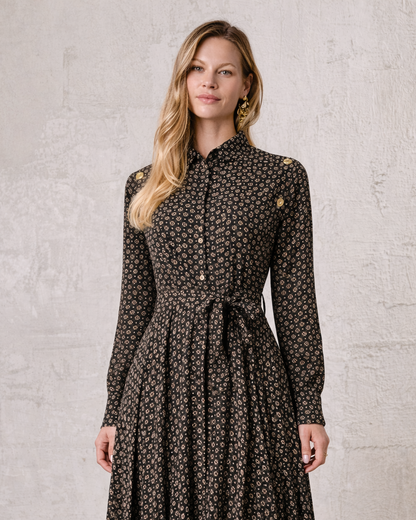 Linda Dress-Geometric
