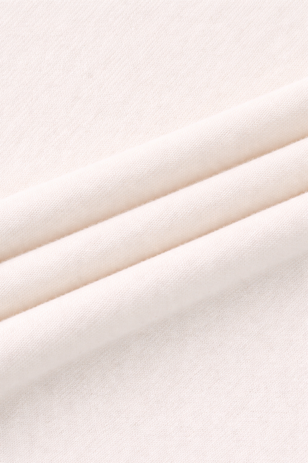 Basic Crew Sweater 3Q-Cream