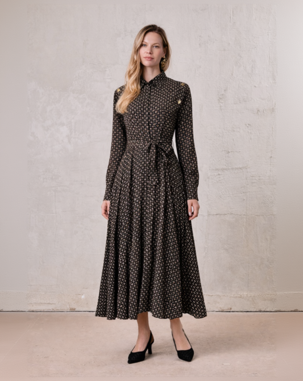 Linda Dress-Geometric