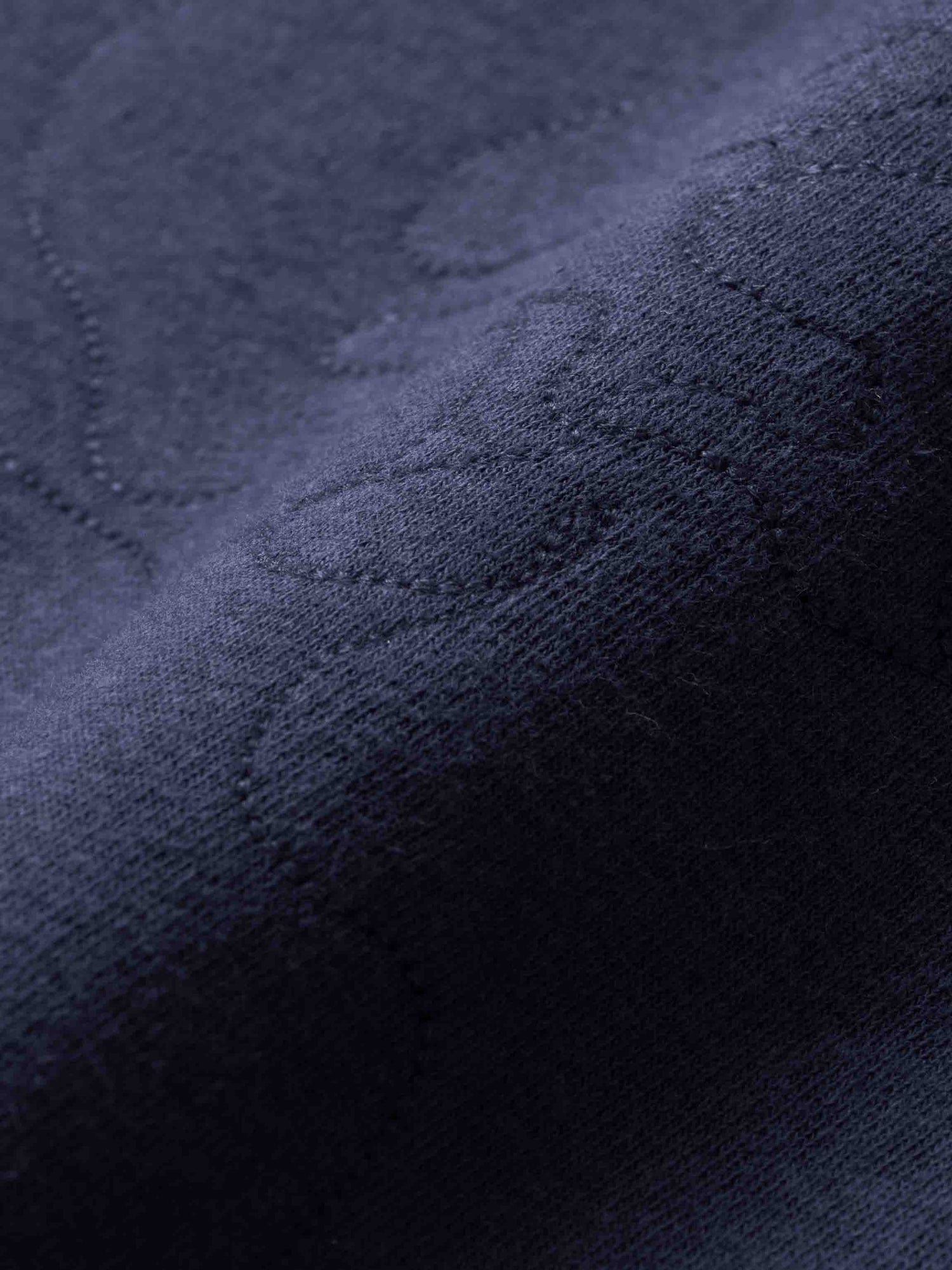 Embroidered Swirl Sweatshirt-Navy Blue