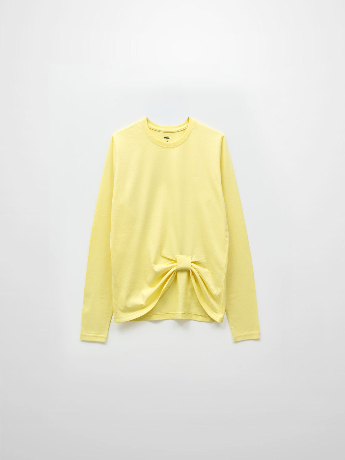 Side Knot Tee-Yellow