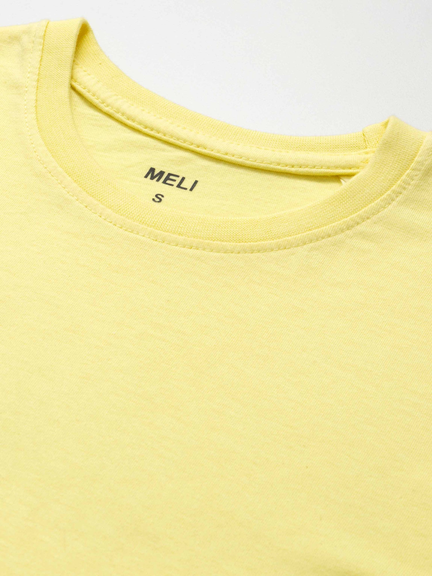Side Knot Tee-Yellow