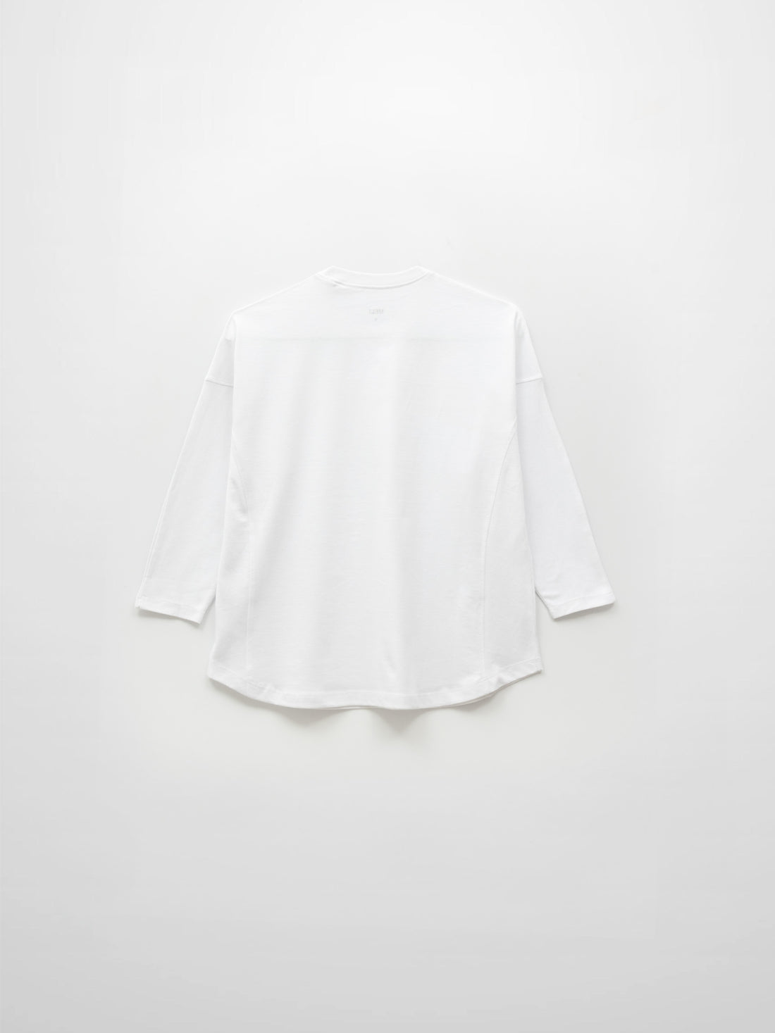 Side Seam Boxy Tee-White