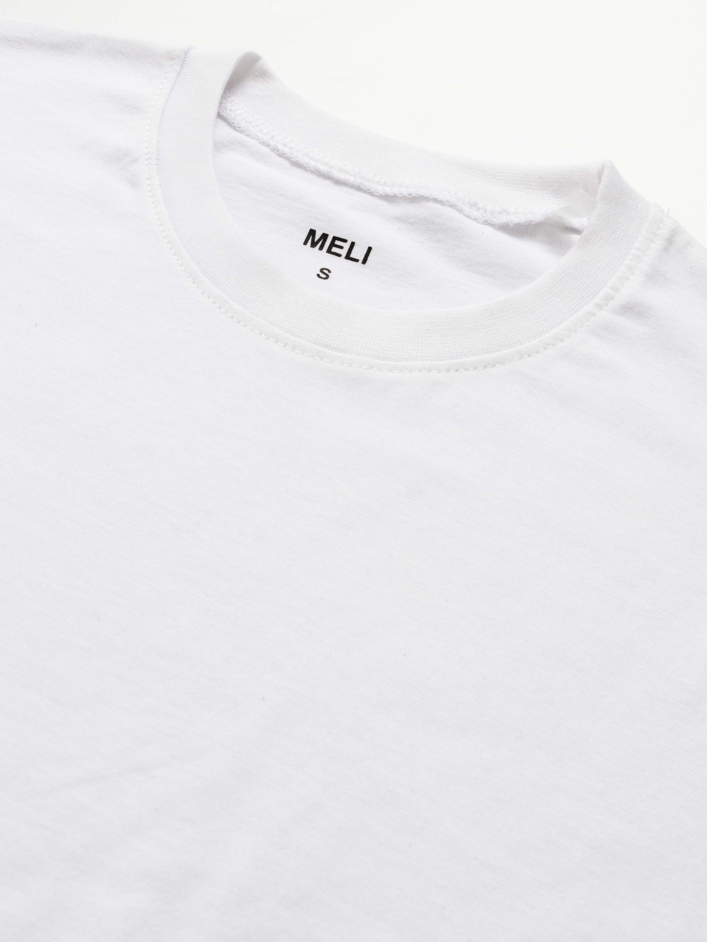 Side Seam Boxy Tee-White