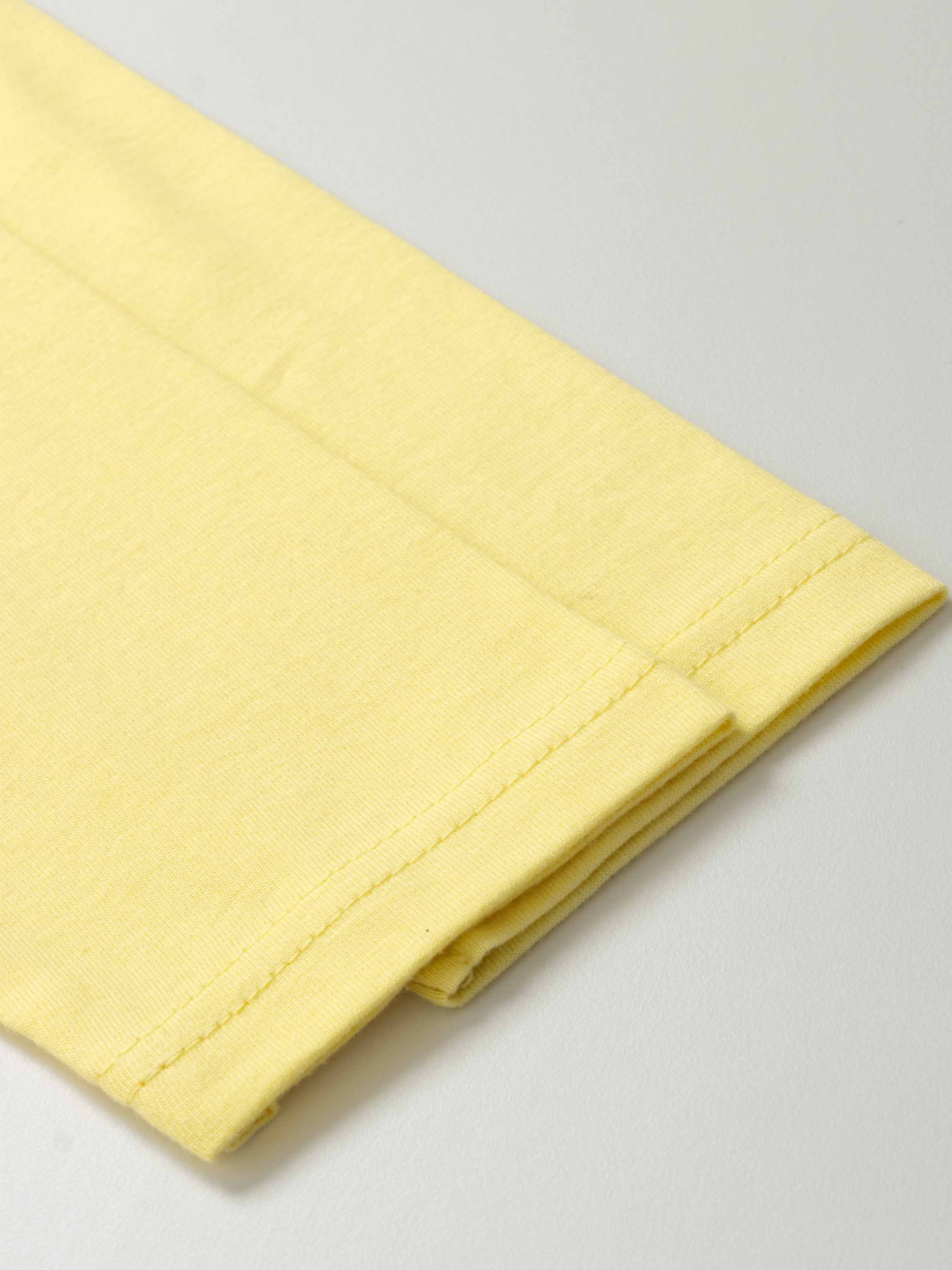 Side Knot Tee-Yellow