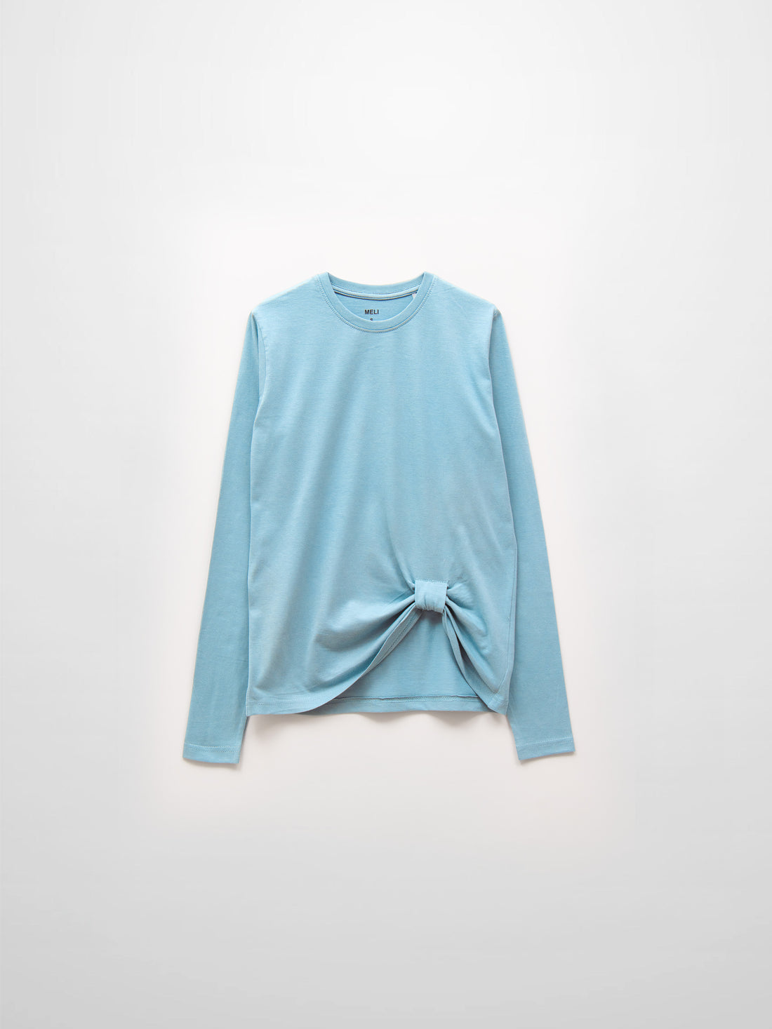 Side Knot Tee-Light Blue