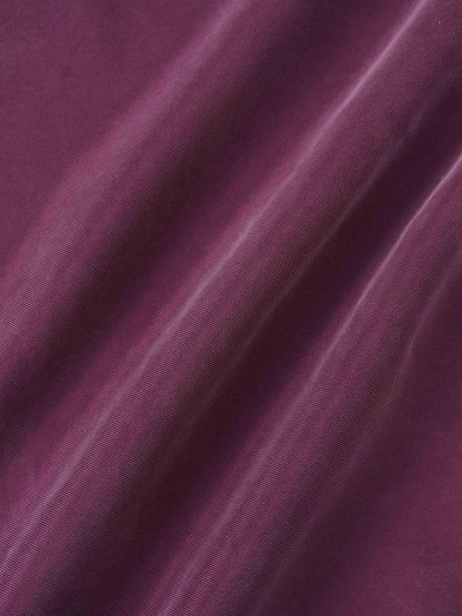 Dolman Sleeve Cupro Blouse-Eggplant