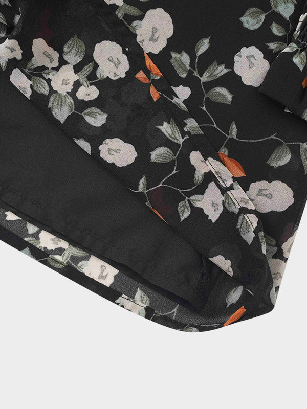 Smocked Blouse-Poppy Floral