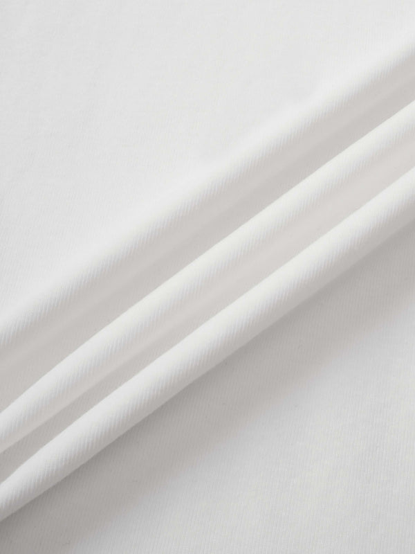Sleeveless Basic Tee-White