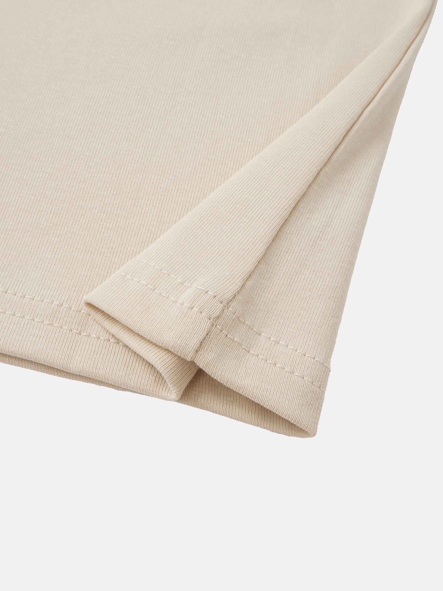 Sleeveless Basic Tee-Tan