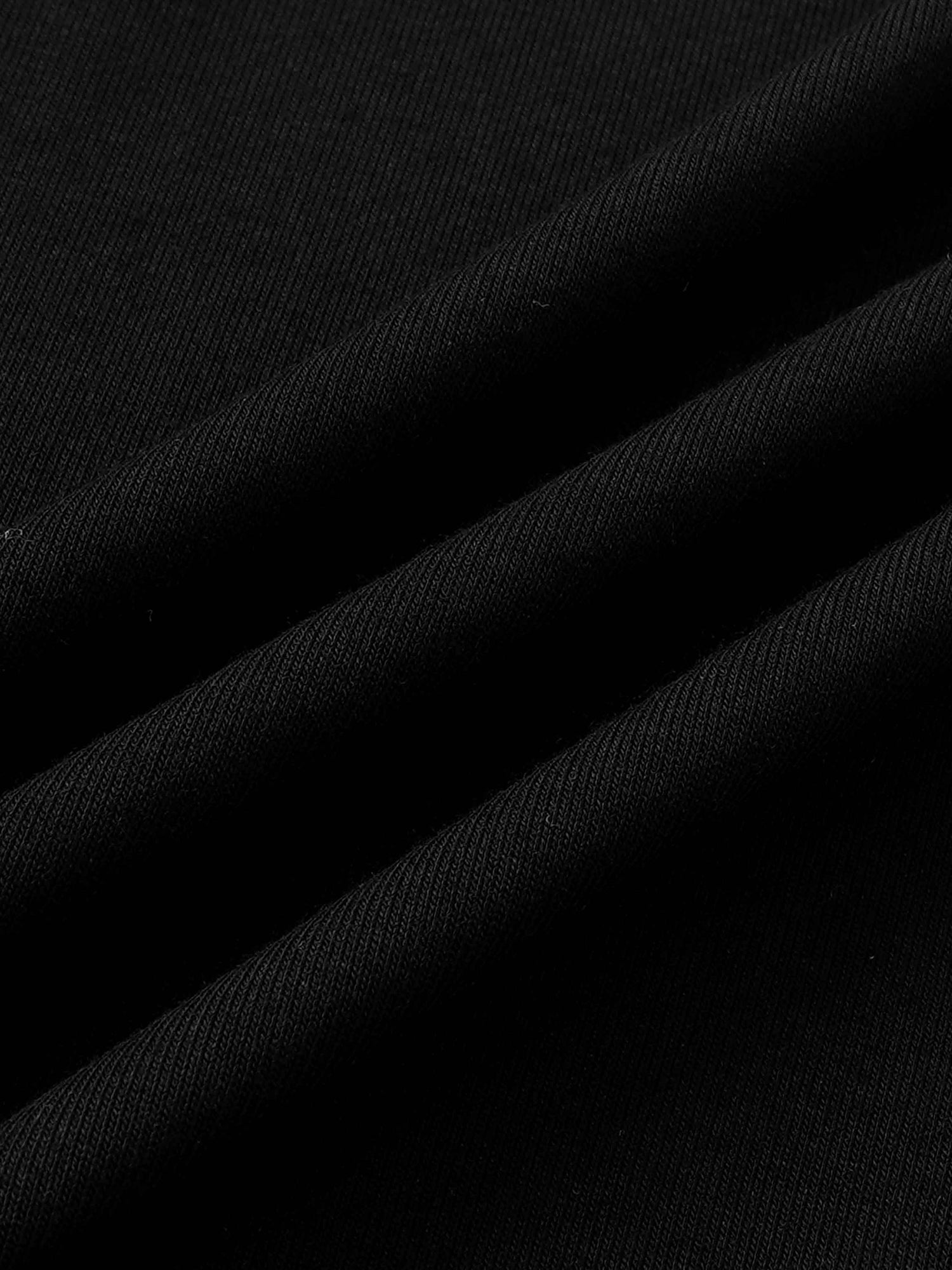 Elastic Waist Tshirt Skirt - Black 24"