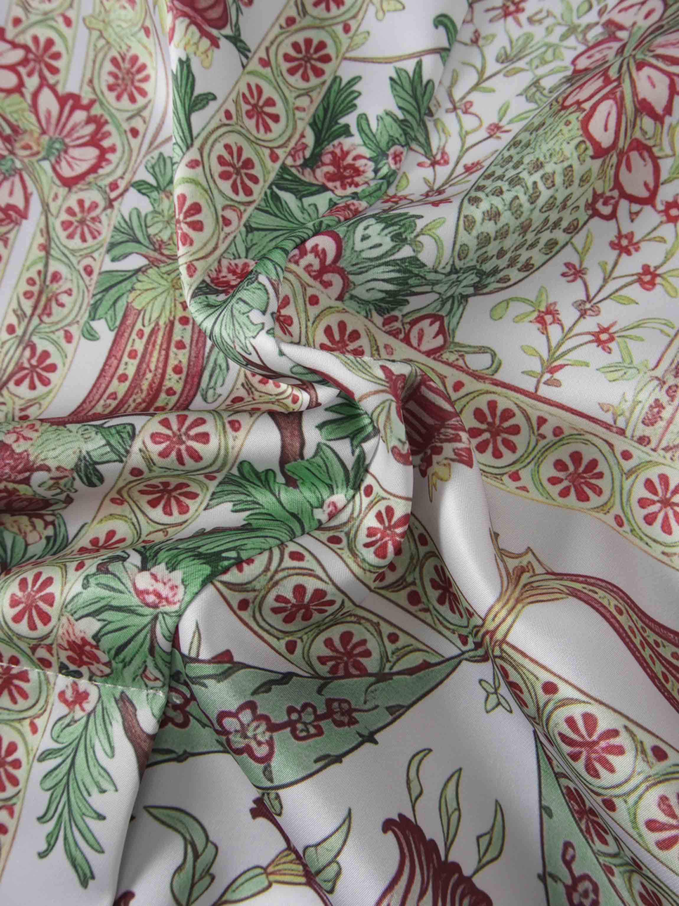 Silky Back Printed Blazer-Grey/Multi Color