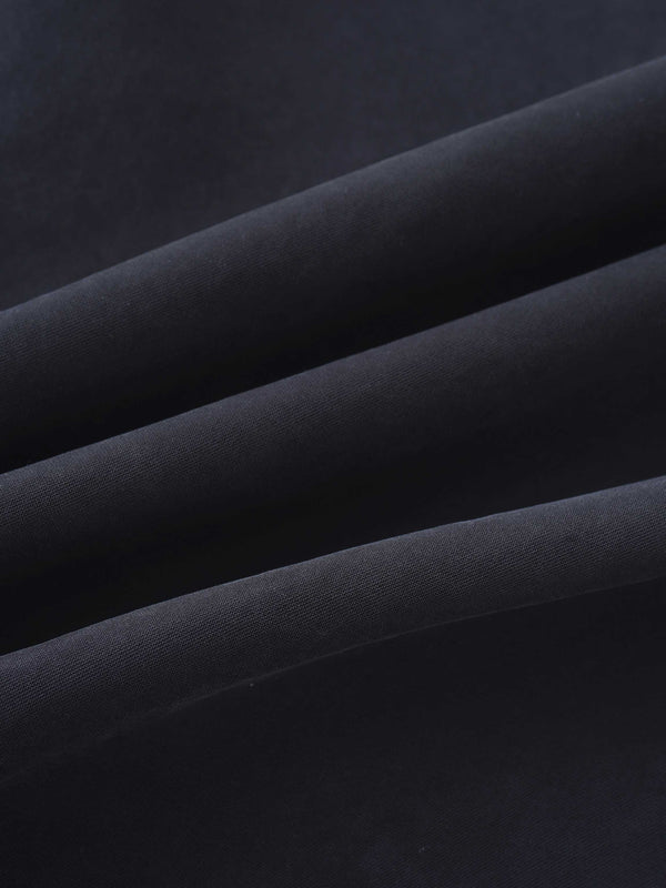 Cupro Slip Skirt-Black
