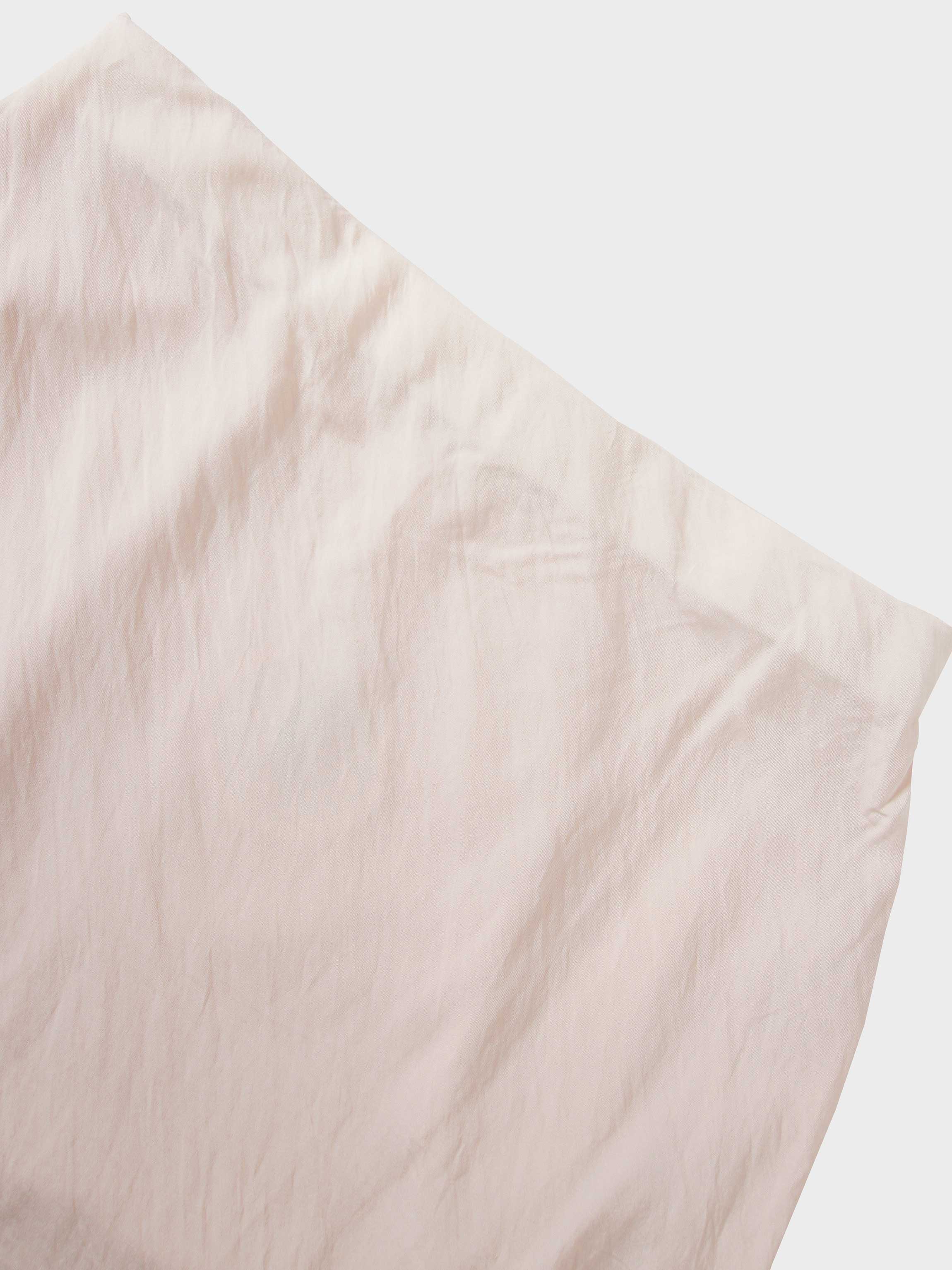 Printed Crinkle Slip Skirt-Flower Border