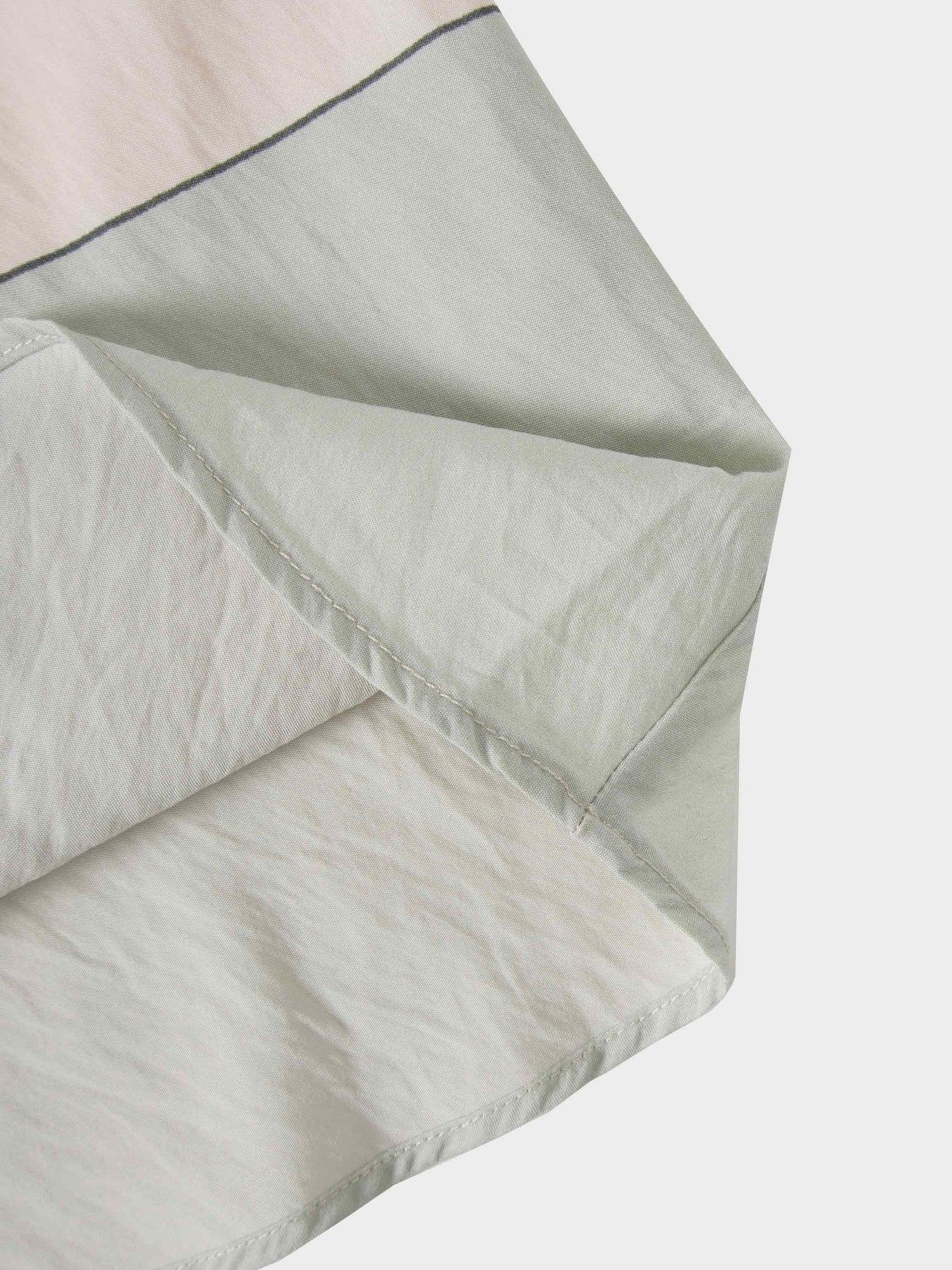 Printed Crinkle Slip Skirt-Flower Border