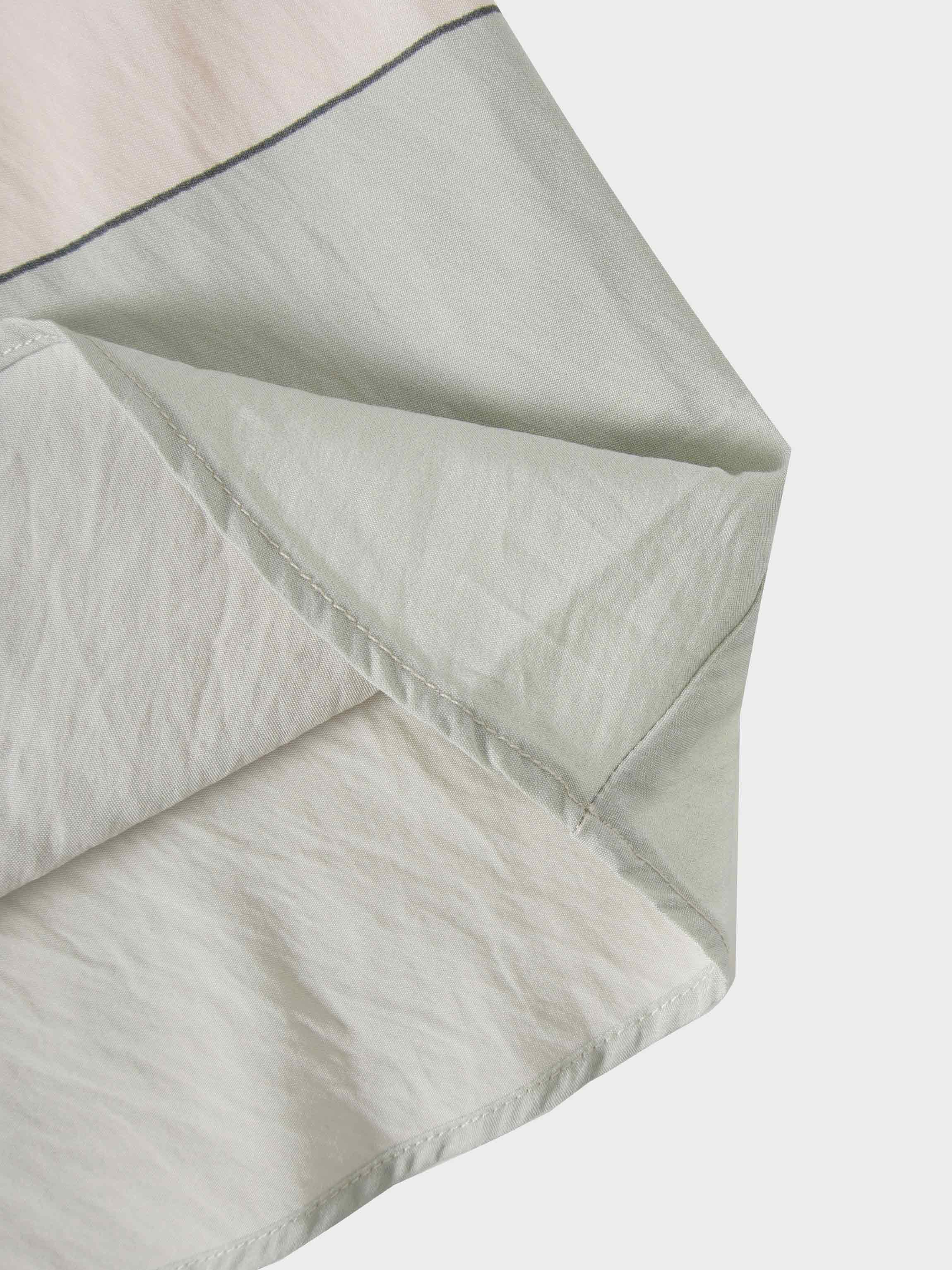 Printed Crinkle Slip Skirt-Flower Border