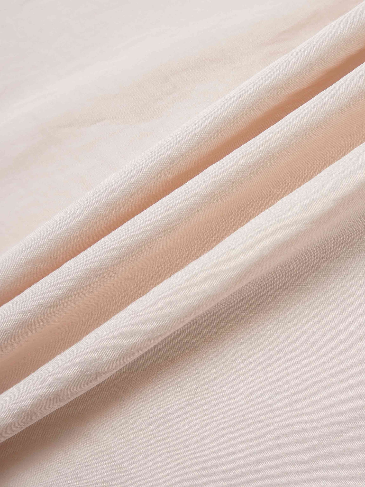 Printed Crinkle Slip Skirt-Flower Border