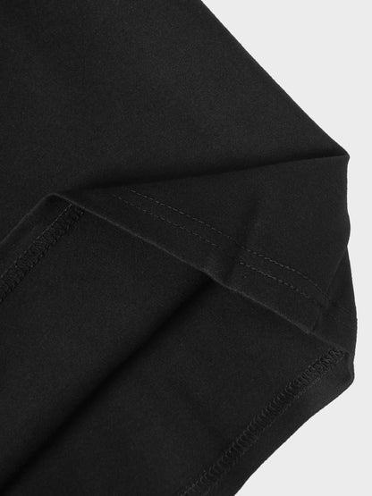 LIGHTWEIGHT 3 PANEL SKIRT-BLACK 25"
