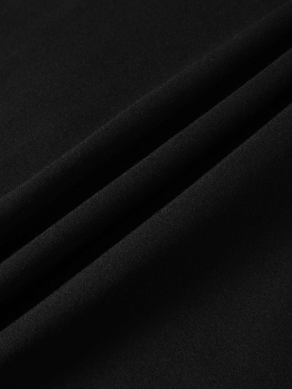 LIGHTWEIGHT 3 PANEL SKIRT-BLACK 29"