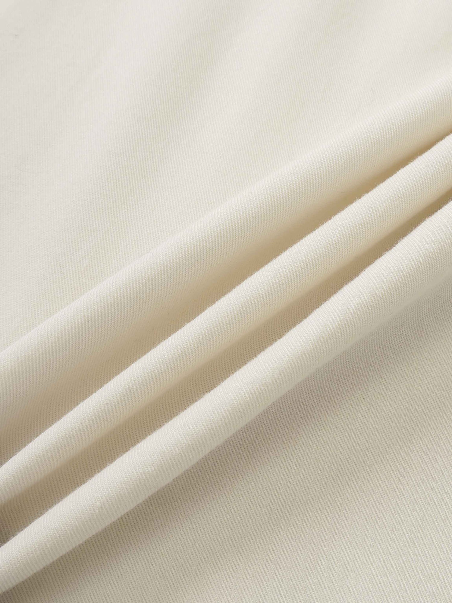 Velvet Trim Blouse - Cream