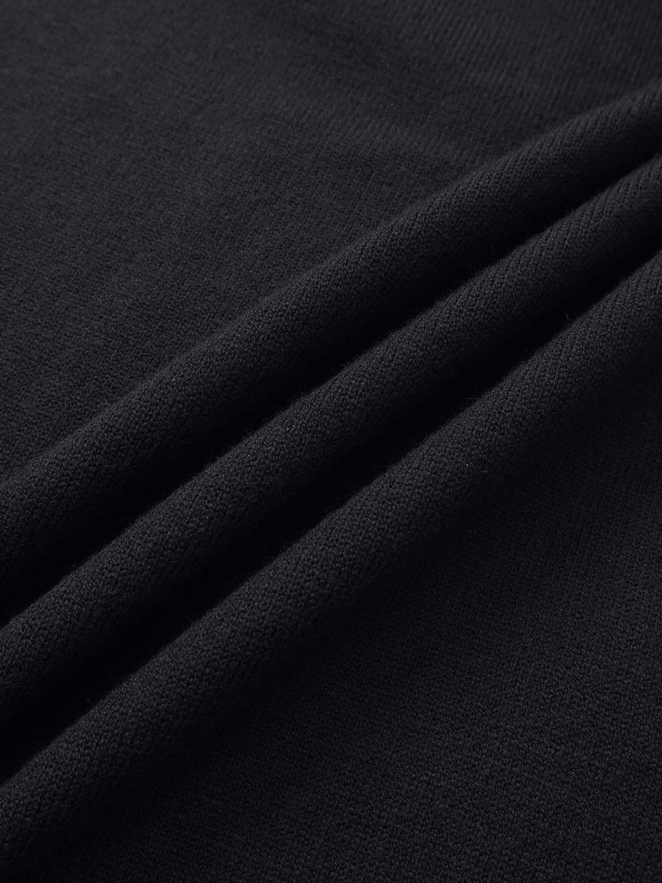 V Neck Wide Stripe Sweater - Navy/Cream