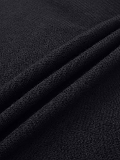 V Neck Wide Stripe Sweater - Navy/Cream