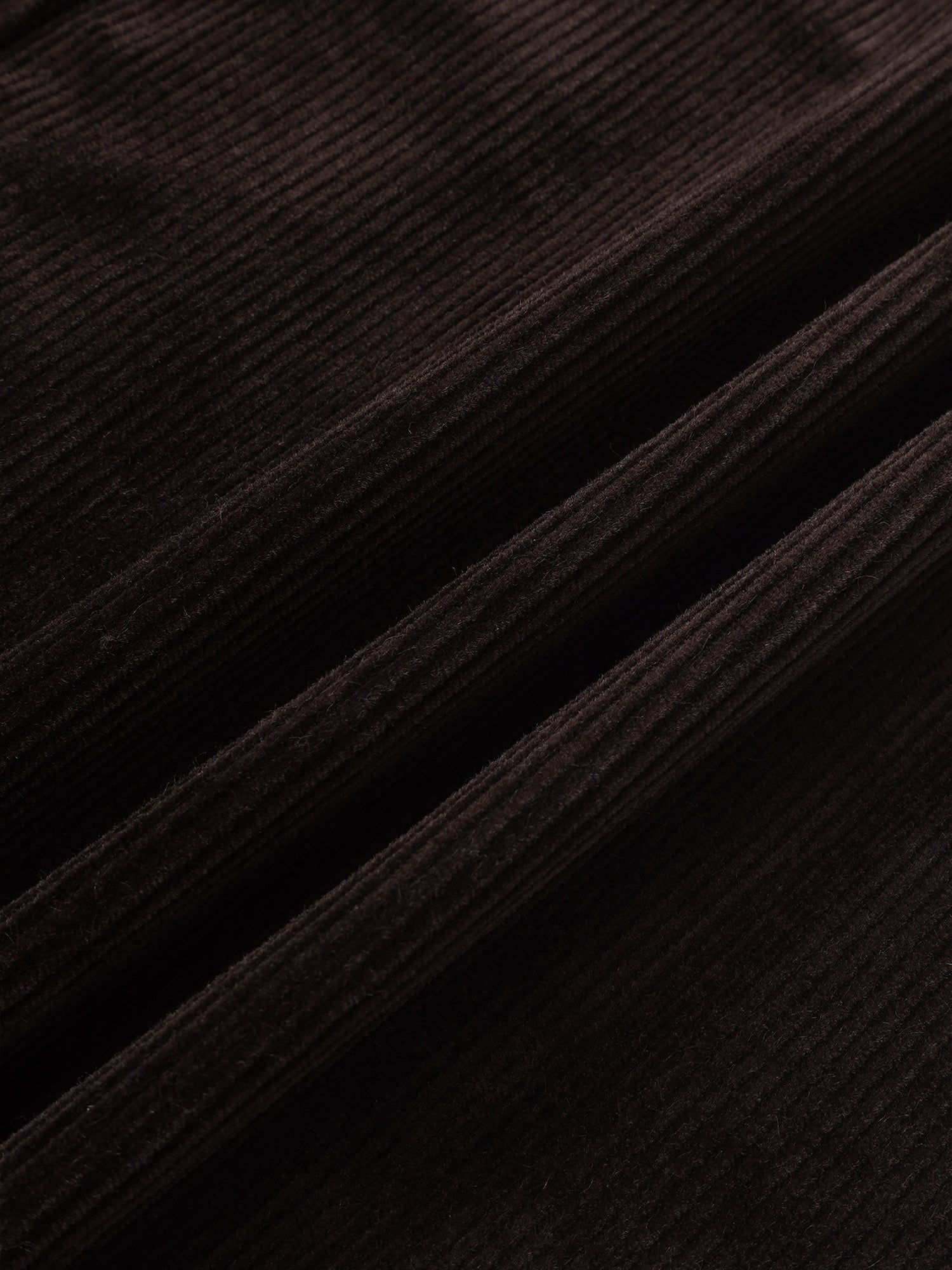 Snap Down Corduroy Skirt - Cement