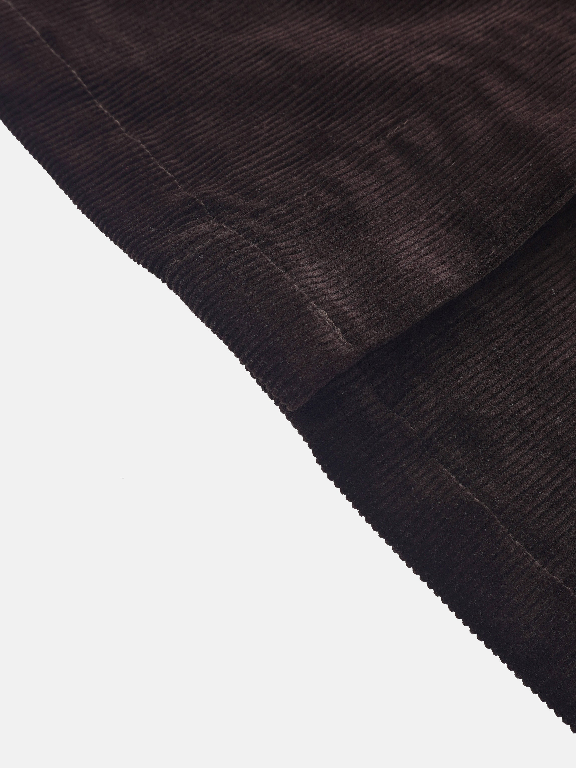 Snap Down Corduroy Skirt - Cement