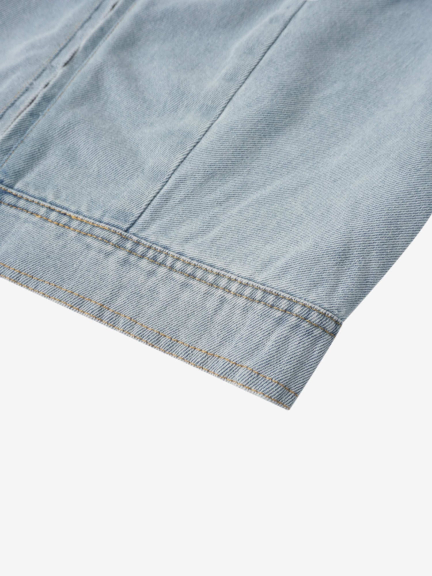 Denim Bomber Jacket-Blue