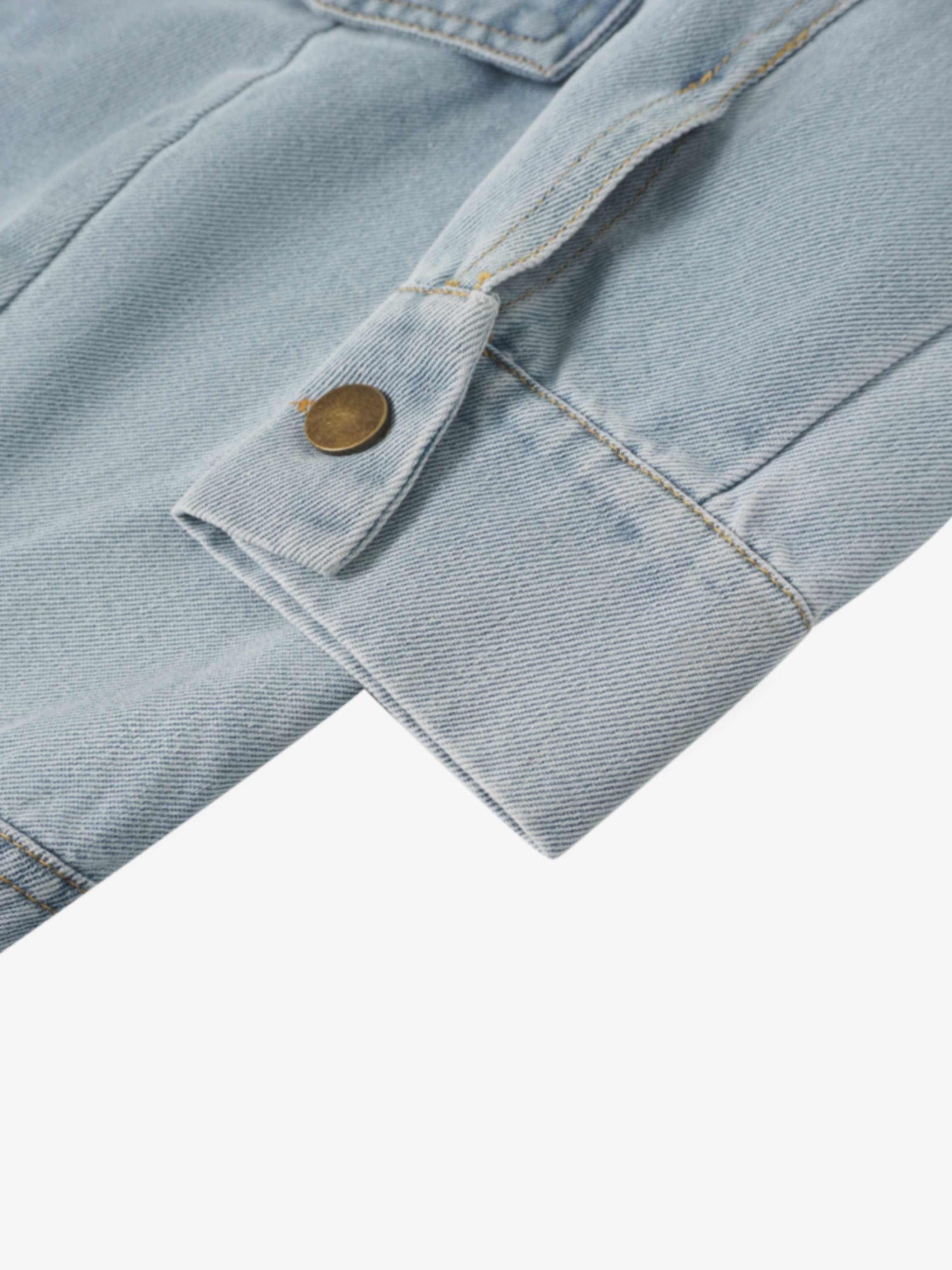 Denim Bomber Jacket-Blue