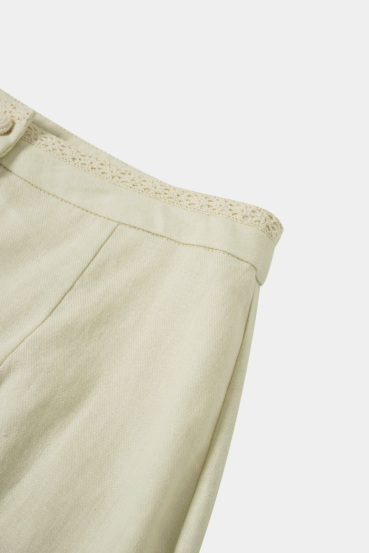 Straight Button Down Maxi Skirt-Cream 27 inch