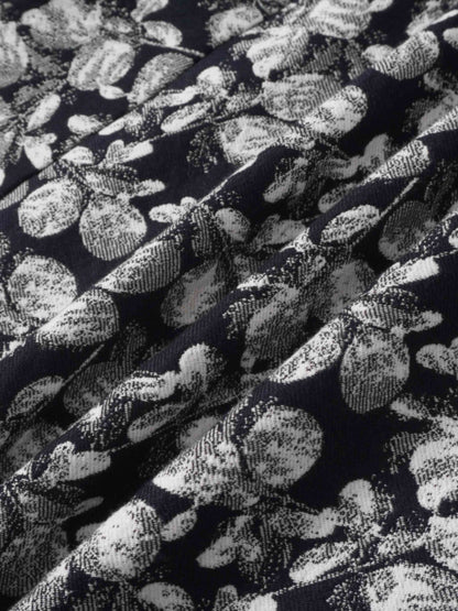 The Olivia Skirt-Black/White Floral